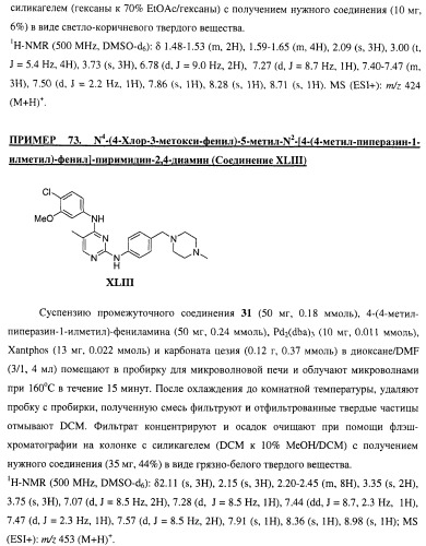 Би-арил-мета-пиримидиновые ингибиторы киназы (патент 2448959)