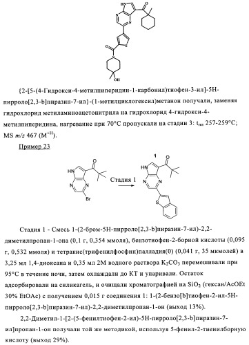 Пирролопиразиновые ингибиторы киназы (патент 2503676)