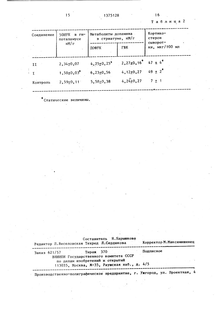 Способ получения ( )-4-ди(н-пропил)амино-6-карбамоил-1,3,4, 5-тетрагидробенз(с, @ )индола или его фармацевтически приемлемой соли (патент 1375128)