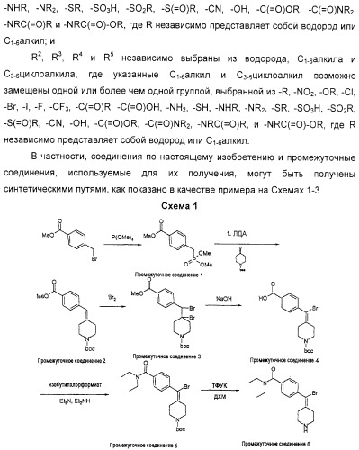 Производные диарилметилиденпиперидина, способ их получения (варианты) и применение (патент 2326865)