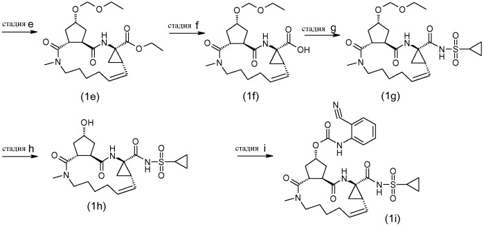 Макроциклические фенилкарбаматы, ингибирующие hcv (патент 2490261)