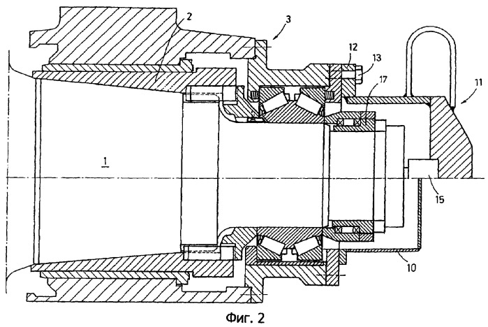 Устройство для установки и снятия подшипникового узла опорного валка (патент 2354470)