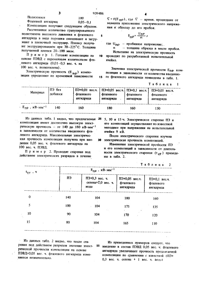 Полимерная композиция (патент 939486)