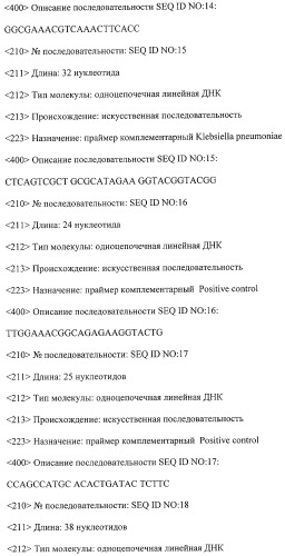 Набор дифференцирующих и специфических олигонуклеотидов для идентификации днк возбудителей острых кишечных инфекций, способ идентификации оки, микрочип и диагностическая система для осуществления способа (патент 2509804)