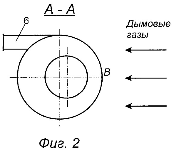 Циклонный теплообменный элемент рекуператора (патент 2278329)
