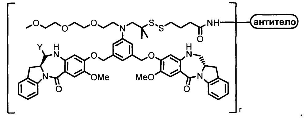 Цитотоксические производные бензодиазепина (патент 2631498)