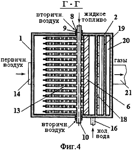 Водогрейный твердотопливный котел (патент 2363888)