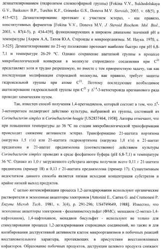 Микробиологический способ получения 21-ацетоксипрегна-1,4,9( 11 ),16-тетраен-3,20-диона из 21-ацетоксипрегна-4,9( 11 ),16-триен-3,20-диона (патент 2480475)