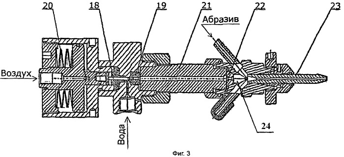 Пятикоординатная установка для трехмерной прецизионной гидроструйной резки (патент 2453417)