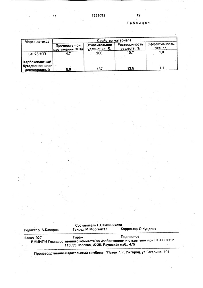 Способ получения синтетического латекса (патент 1721058)