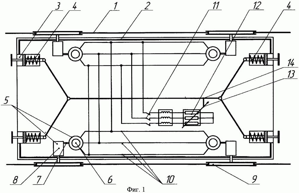 Мостовой кран (патент 2261835)
