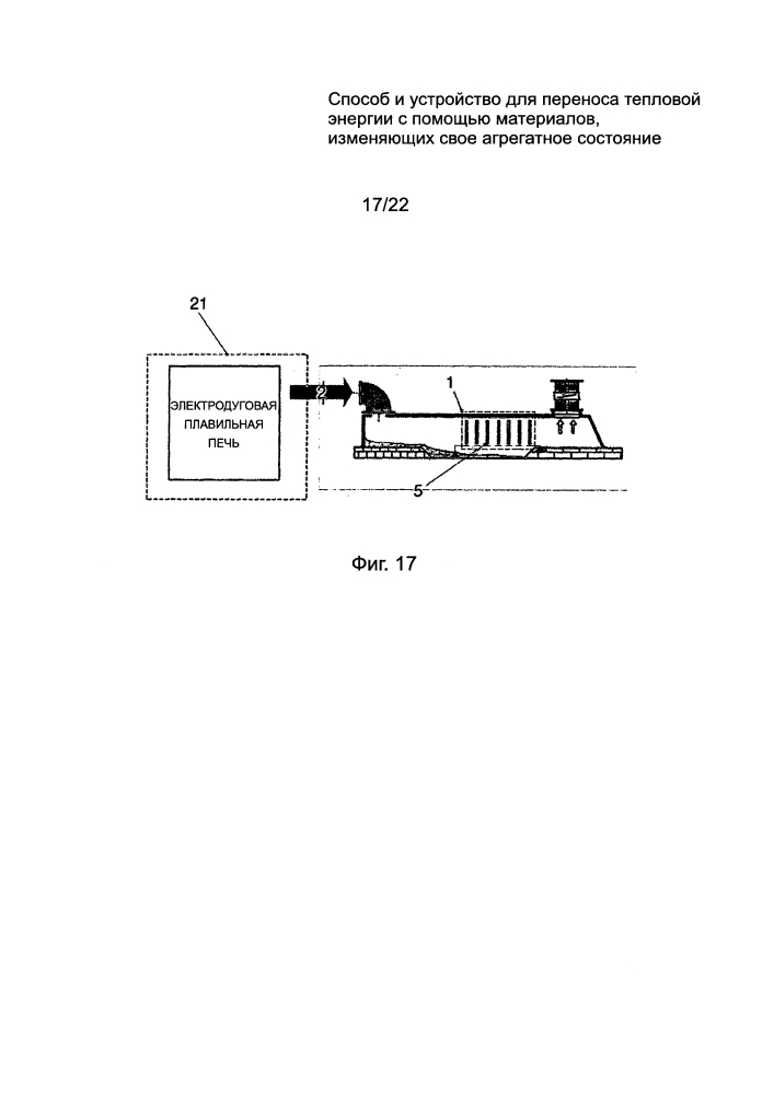 Способ и устройство для переноса тепловой энергии с помощью материалов, изменяющих свое агрегатное состояние (патент 2631855)
