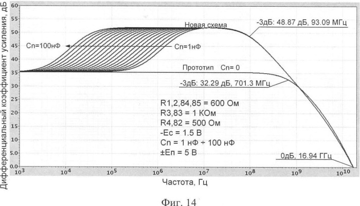 Дифференциальный усилитель с высокочастотной коррекцией (патент 2421879)