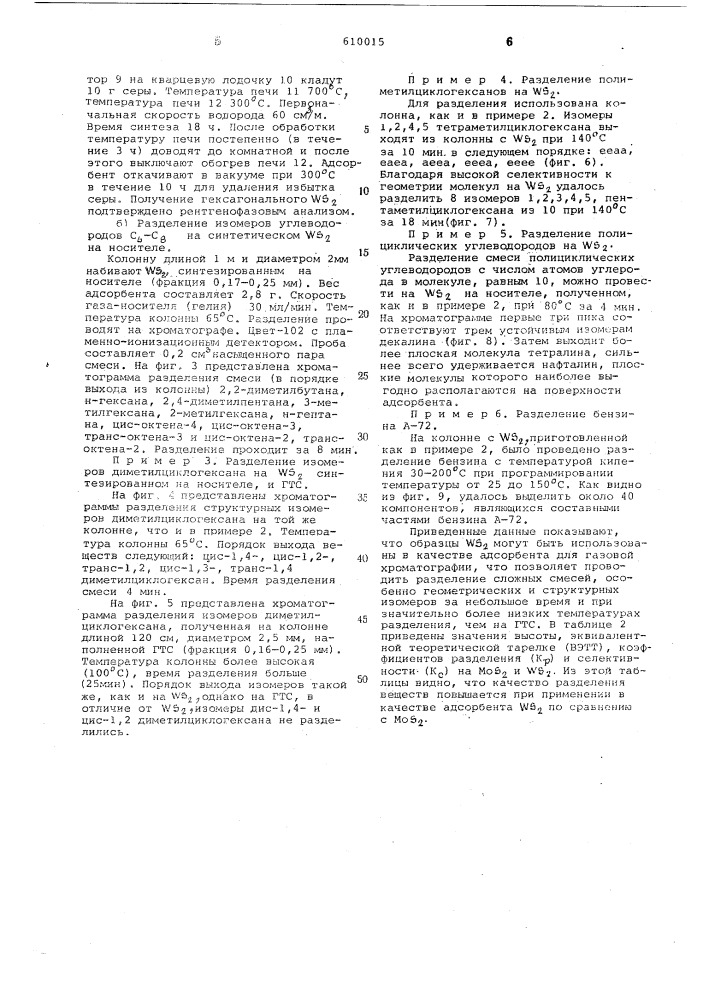 Адсорбент для газовой хроматографии (патент 610015)
