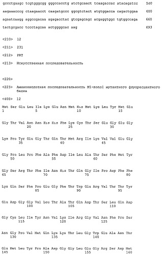 Новые флуоресцентные белки из entacmaea quadricolor и способ их получения (патент 2395581)