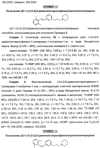 Соединения, представляющие собой стиролильные производные, для лечения офтальмических заболеваний и расстройств (патент 2494089)