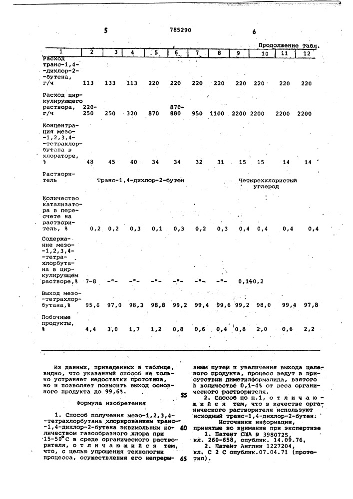 Способ получения мезо -1,2,3,4тетрахлорбутана (патент 785290)