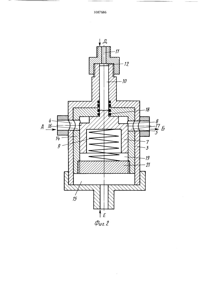 Регулятор подачи приводного газа пневмоприводного насоса (патент 1087686)