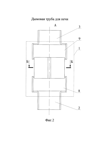 Дымовая труба для печи (патент 2586642)