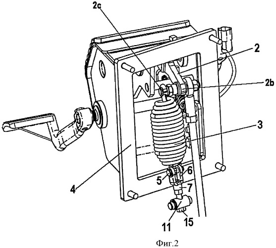 Педальный механизм для рабочего тормоза и способ его сборки (патент 2479452)