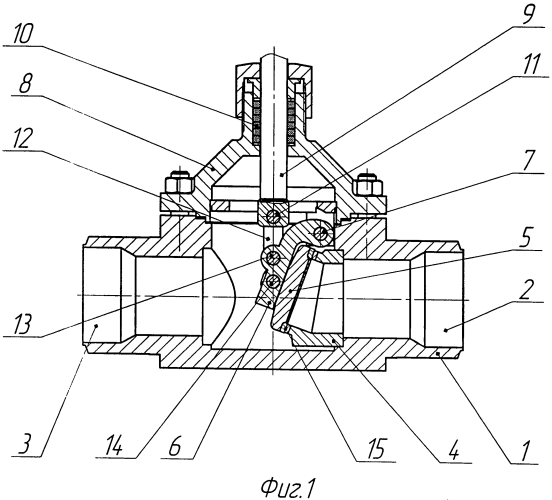 Управляемый поворотный затвор (патент 2564726)