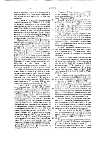 Олигонуклеотид в качестве расщепляемого зонда и способ его получения (патент 2000300)