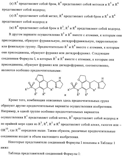 Имидазолинилметиларалкилсульфонамиды (патент 2318814)