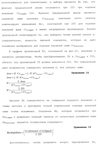 Способы и системы для управления источником исходного света дисплея с обработкой гистограммы (патент 2456679)