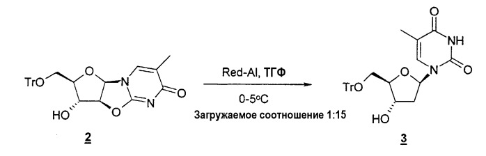 Синтез  -l-2&#39;-дезоксинуклеозидов (патент 2361875)