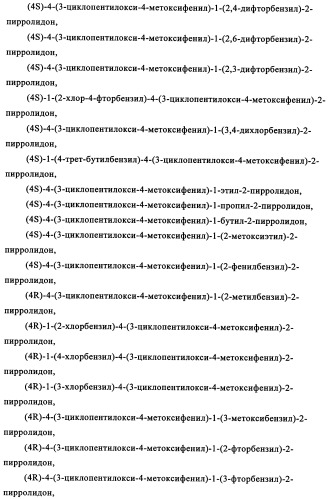 Производные 4-(4-алкокси-3-гидроксифенил)-2-пирролидона в качестве ингибиторов pde-4 для лечения неврологических синдромов (патент 2340600)