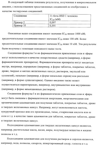 Производные индазолона в качестве ингибиторов 11b-hsd1 (патент 2392272)