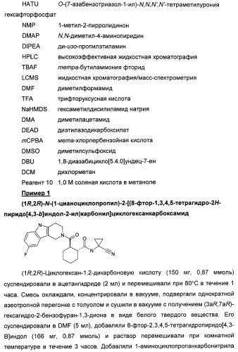 1-цианоциклопропильные производные в качестве ингибиторов катепсина к (патент 2470023)
