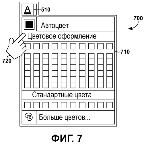 Доступ к меню с использованием операции перетаскивания (патент 2491608)