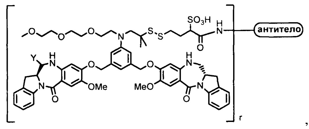 Цитотоксические производные бензодиазепина (патент 2631498)