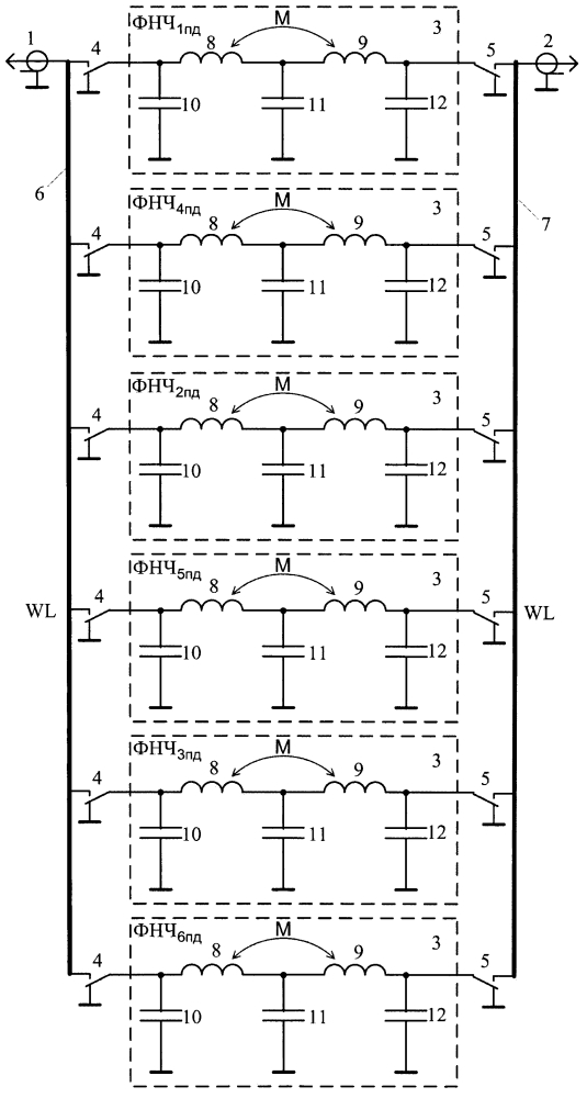 Фильтр гармоник коротковолнового передатчика (патент 2601200)