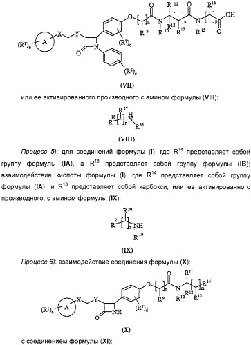 Производные дифенилазетидинона, способы их получения, содержащие их фармацевтические композиции и комбинация и их применение для ингибирования всасывания холестерина (патент 2333199)