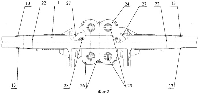 Боковая рама железнодорожной тележки (патент 2323843)