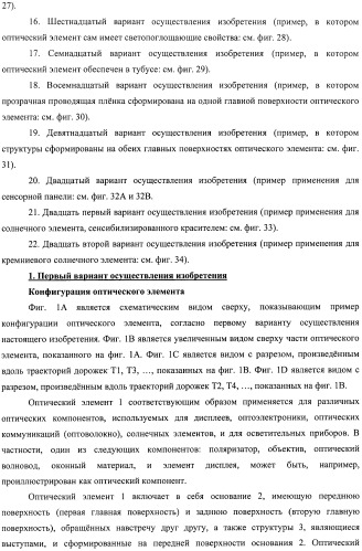 Оптический элемент, оптический компонент с антиотражающей функцией и исходная пресс-форма (патент 2468398)