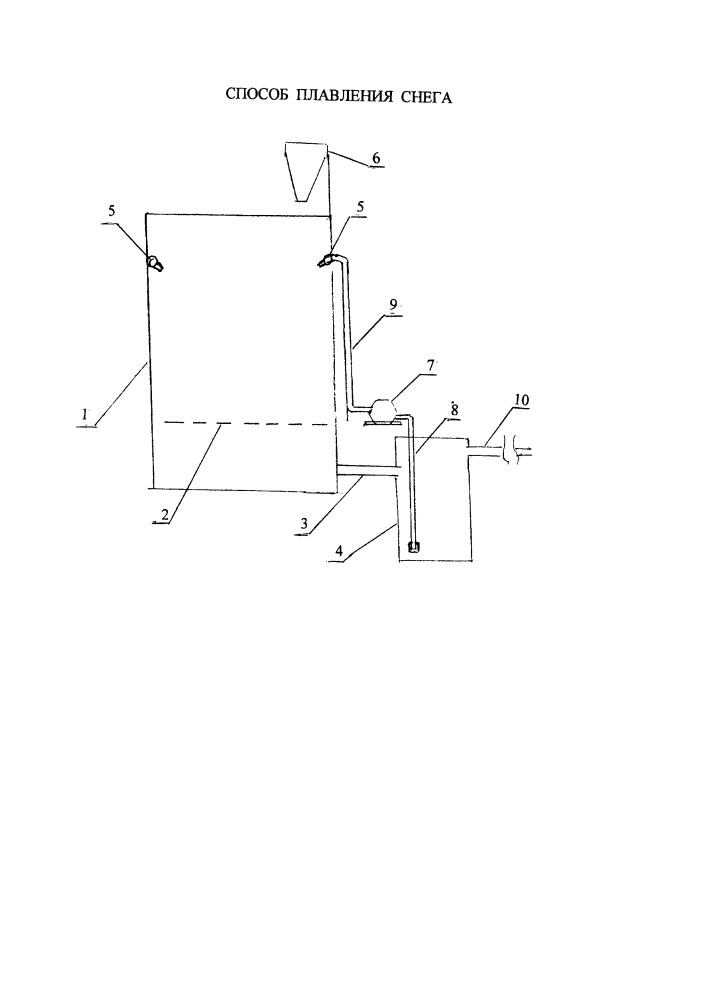 Способ плавления снега (патент 2660163)