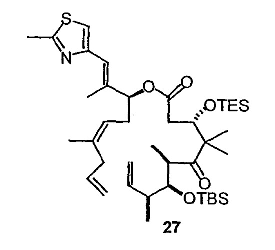 Синтез эпотилонов, их промежуточных продуктов, аналогов и их применения (патент 2462463)
