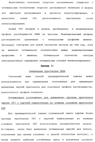 Композиции субероиланилид-гидроксаминовой кислоты и способы их получения (патент 2354362)