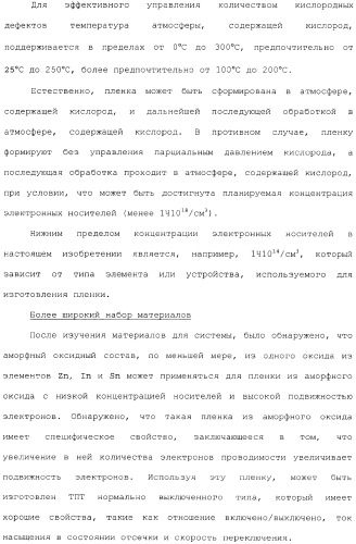 Аморфный оксид и полевой транзистор с его использованием (патент 2369940)
