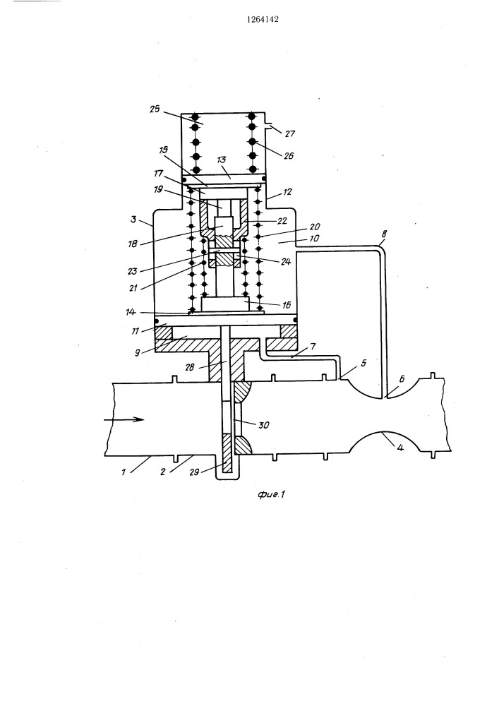 Регулятор расхода газа (патент 1264142)
