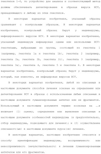 Антитела против вируса гепатита с (патент 2462475)