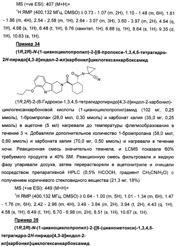 1-цианоциклопропильные производные в качестве ингибиторов катепсина к (патент 2470023)