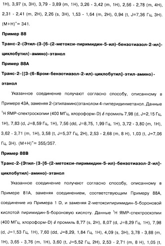 Производные бензотиазолциклобутиламина в качестве лигандов гистаминовых h3-рецепторов, фармацевтическая композиция на их основе, способ селективной модуляции эффектов гистаминовых h3-рецепторов и способ лечения состояния или нарушения, модулируемого гистаминовыми h3-рецепторами (патент 2487130)