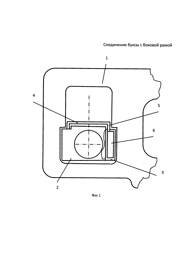 Соединение буксы с боковой рамой тележки грузового вагона (патент 2643617)