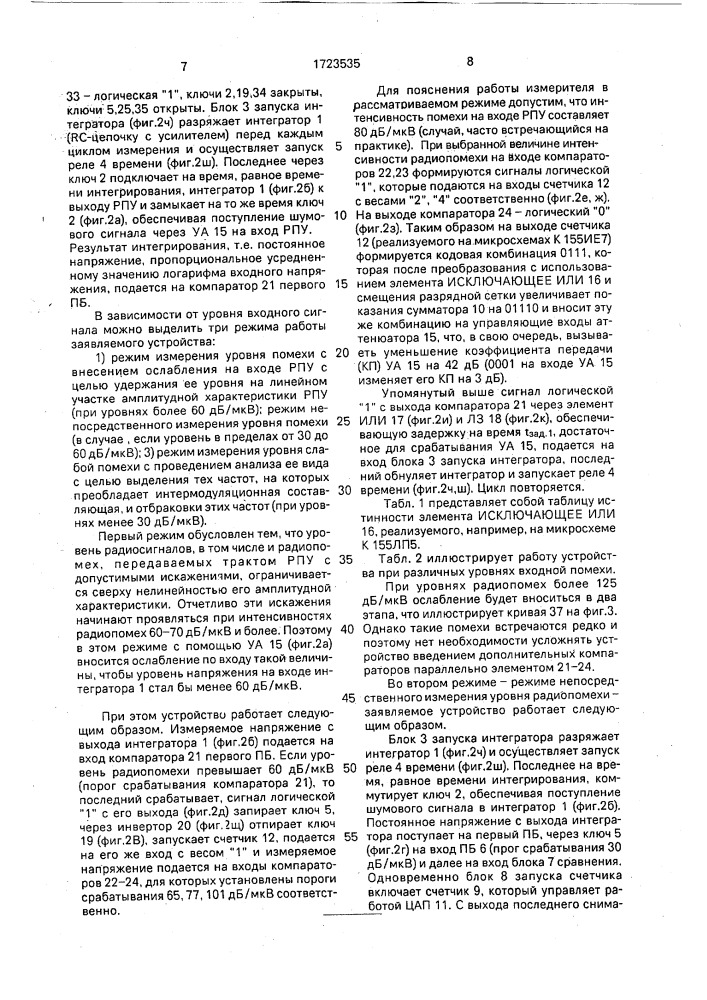 Измеритель шумов (патент 1723535)