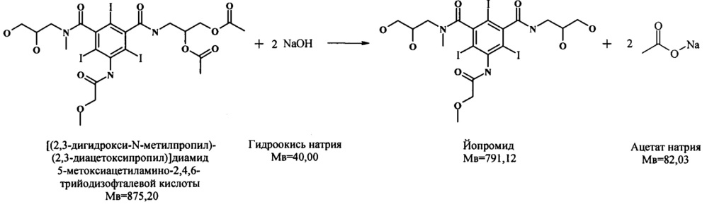 Способ получения фармацевтической субстанции на основе йопромида (патент 2655693)