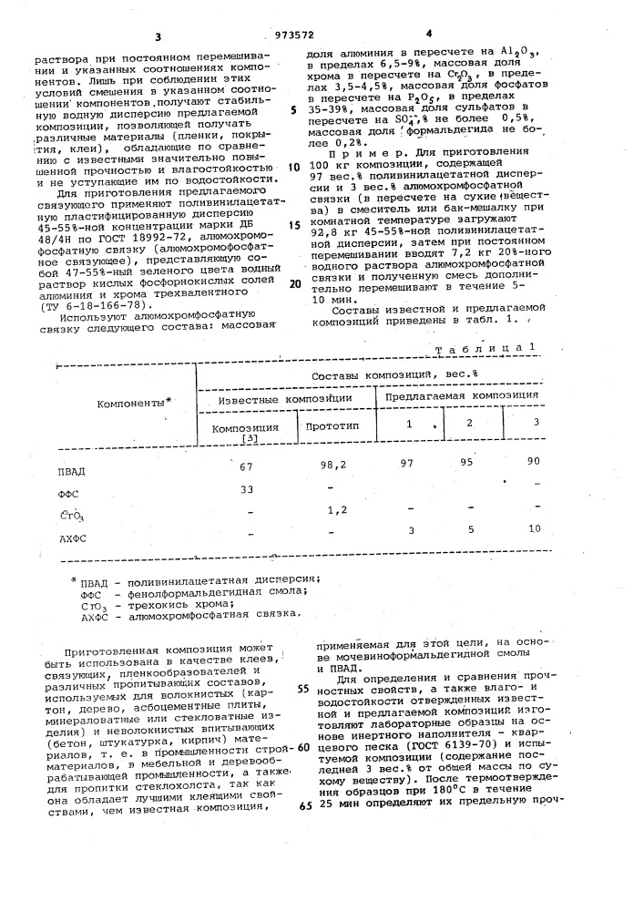 Композиция (патент 973572)